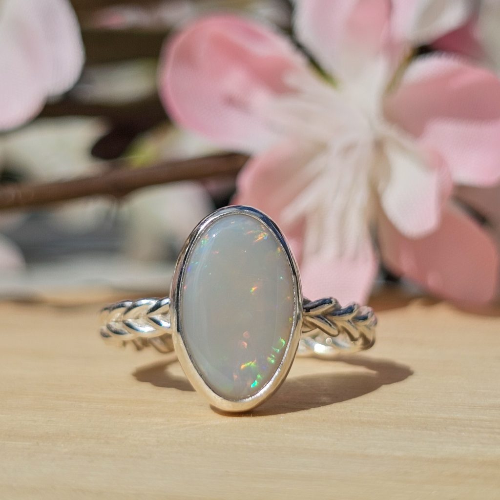 Bague Opale d'Australie