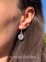 Boucles d'oreilles "Empreintes de Flocons"